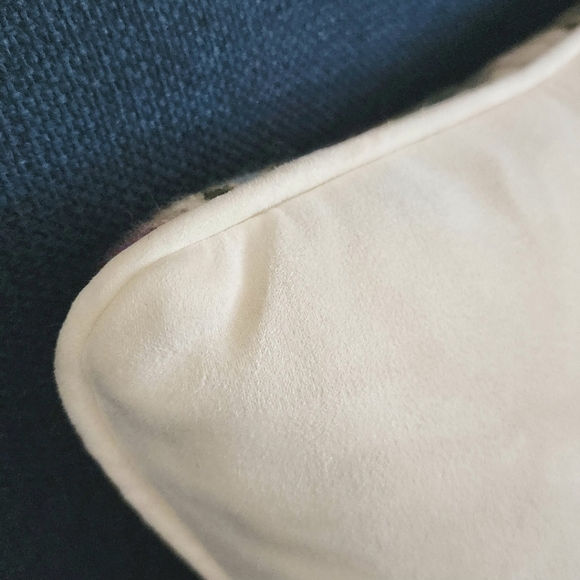 Ehrman Snowdrops Needlepoint Pillow Tapestry Velvet Back Zip Art Nouveau Floral - Picture 8 of 11